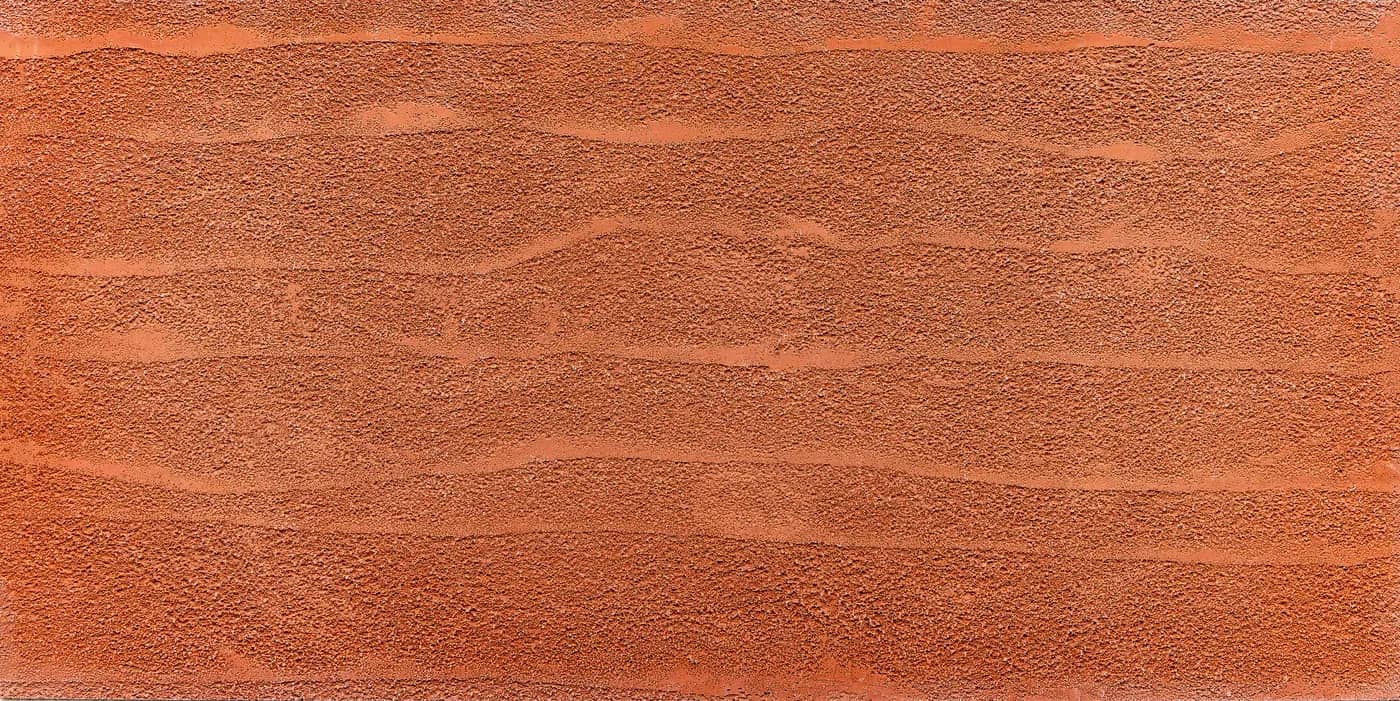 Гибкая керамика, Грунтовый камень / Rammed Earth Board, Danxia Red 1093, сплошной цвет, 1200×2400 мм