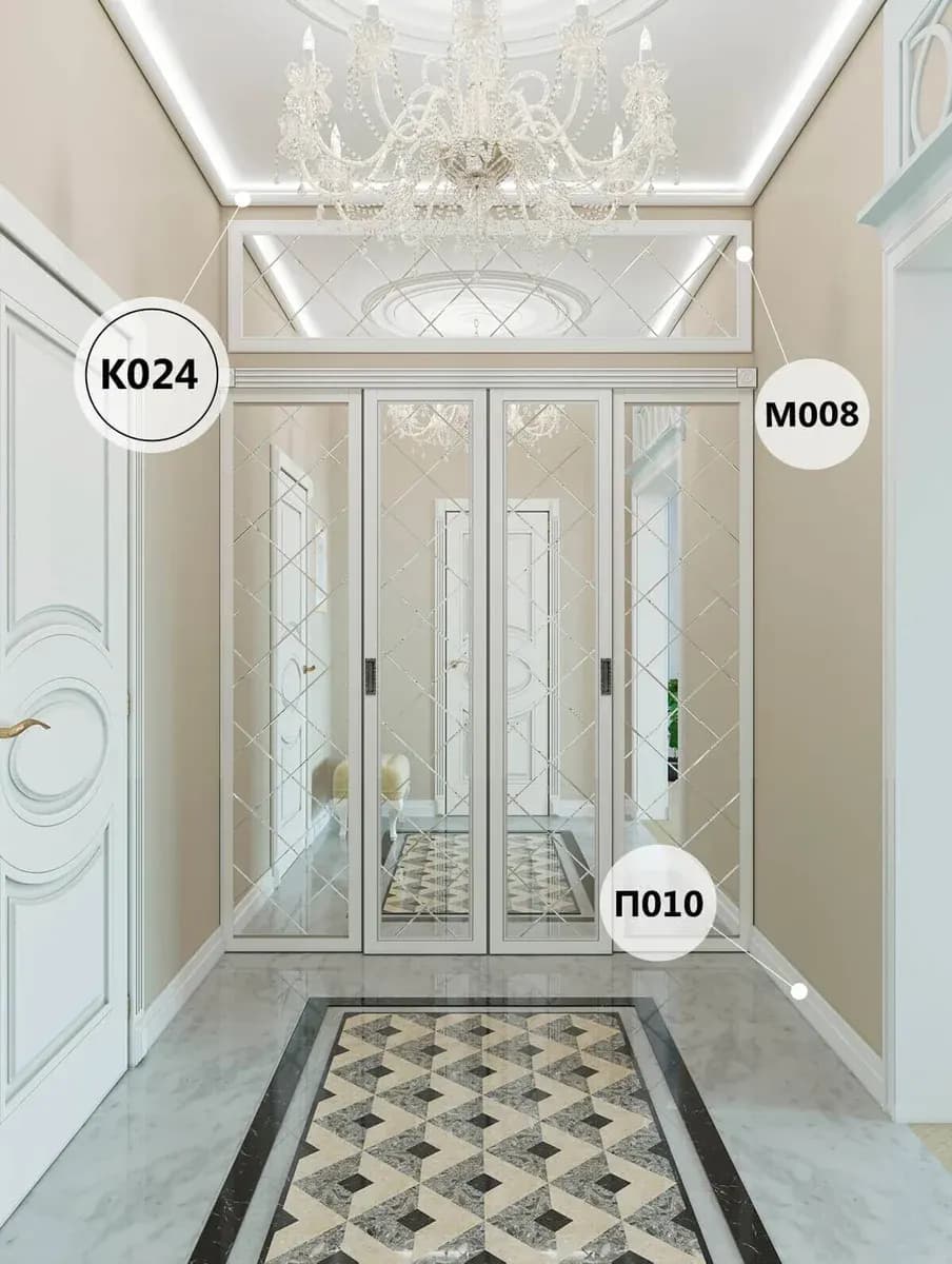 Карниз KX024, 55х50, 2000мм, Экополимер/15, миниатюра 3
