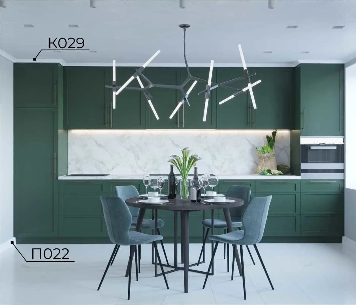 Карниз KX029, 55х39, 2000мм, Экополимер/12, миниатюра 8