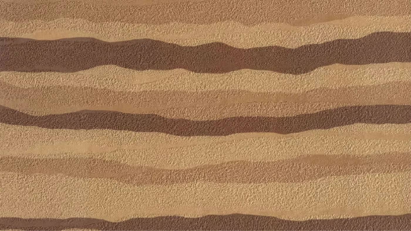 Гибкая керамика, Грунтовый камень / Rammed Earth Board, Rosy Clouds-03, 3D цвет