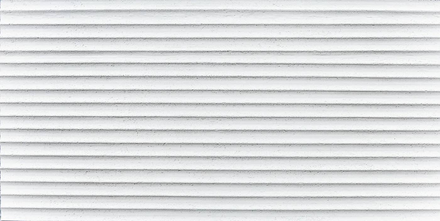 Гибкая керамика, Вогнутый рифленый камень / Ripple Board, Off White 100, сплошной цвет