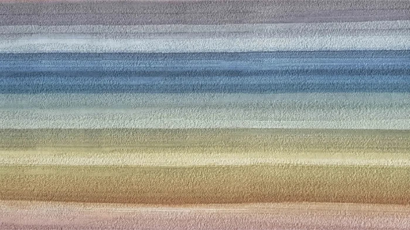 Гибкая керамика, Грунтовый камень / Rammed Earth Board, Desert-03, 3D цвет, 600×2400 мм, фото 1