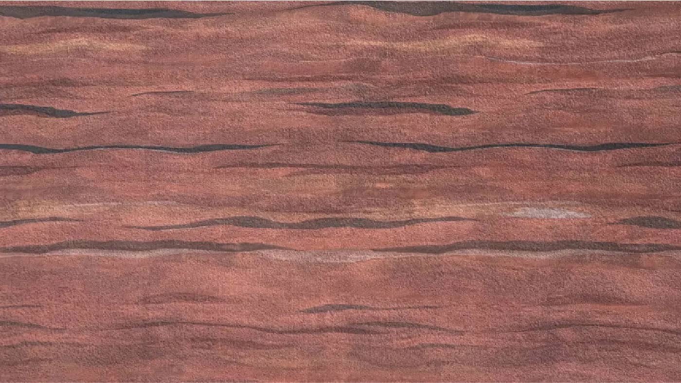 Гибкая керамика, Грунтовый камень / Rammed Earth Board, Rosy Clouds-01, 3D цвет, 600×1200 мм